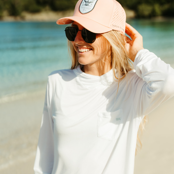 Burgee Co. Hooded Bamboo Sunshirt - Coconut - The Gear Shack St. Thomas