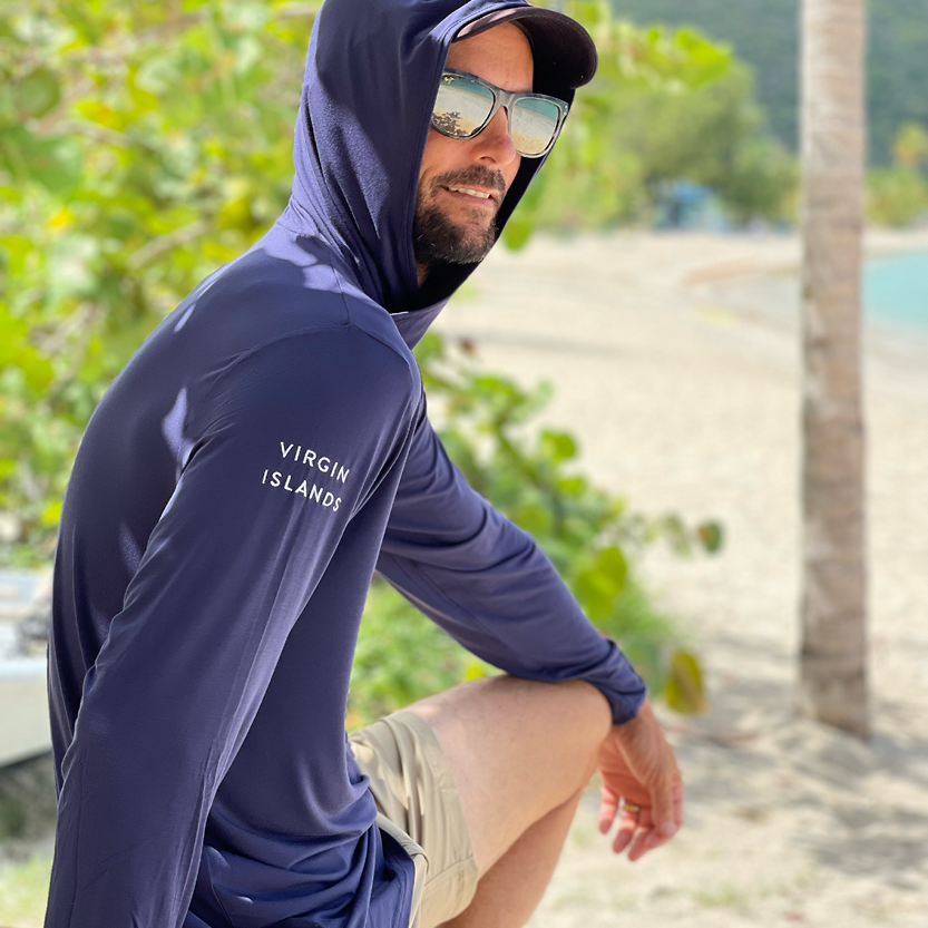 Burgee Co. Hooded Bamboo Sunshirt - Freedive