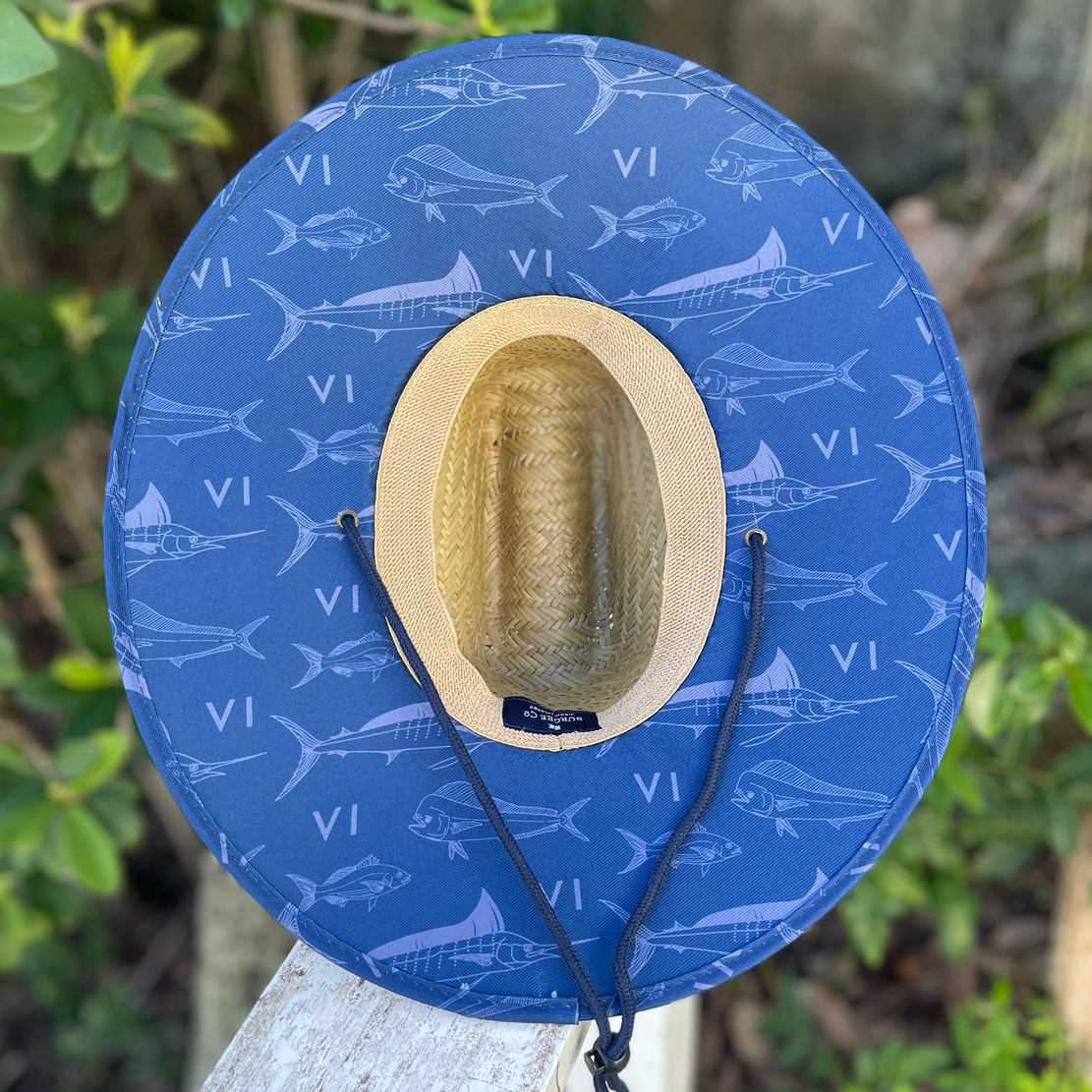 Burgee Co. Adult Lifeguard Hat - Navy VI Fish