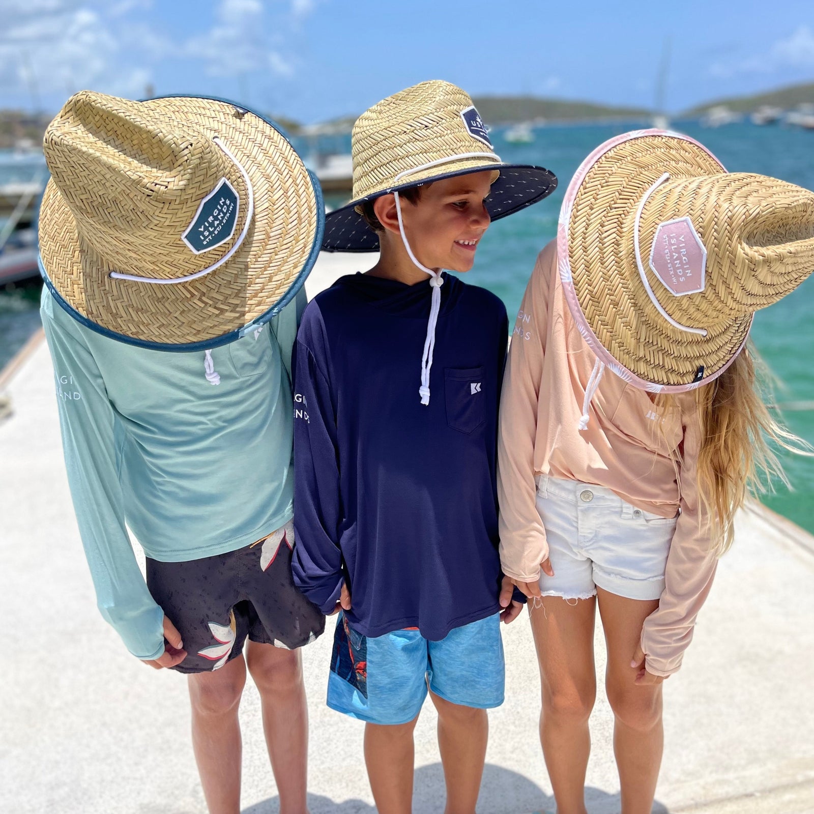 Burgee Co. Youth Hooded Bamboo Sunshirt - Freedive