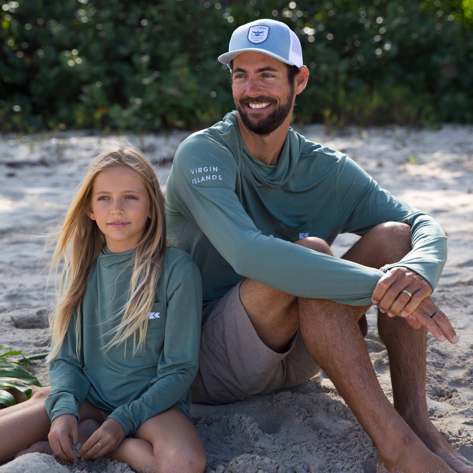 Burgee Co. Hooded Bamboo Sunshirt - Seagrape