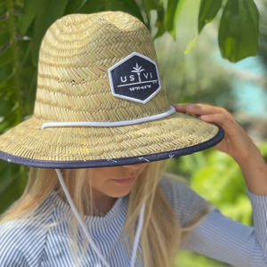 Burgee Co. Unisex Youth Lifeguard Hat - Navy Coconut Palm