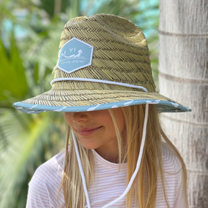 Burgee Co. Youth Lifeguard Hat - Aqua Mermaid